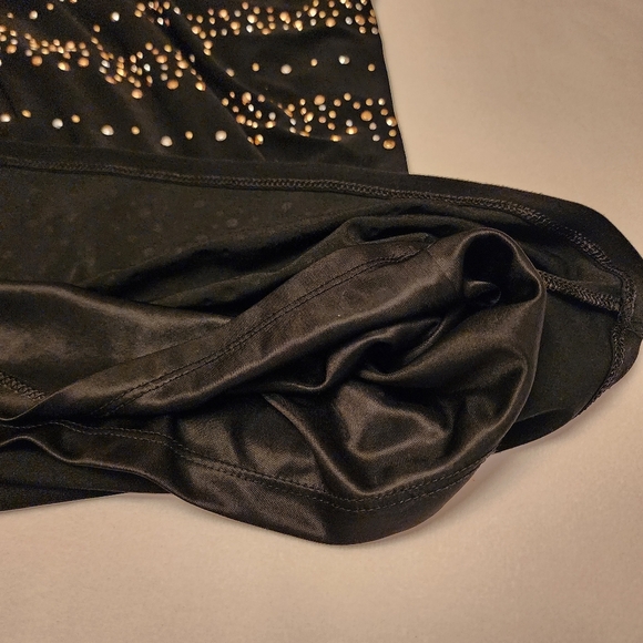 White House Black Market Black Studded Short Sleeve Dress Size M - Picture 10 of 12